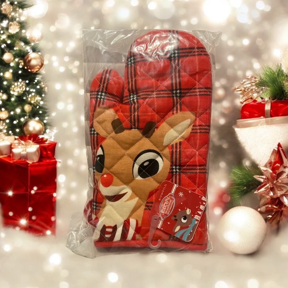 New Rudolph Oven Mitts